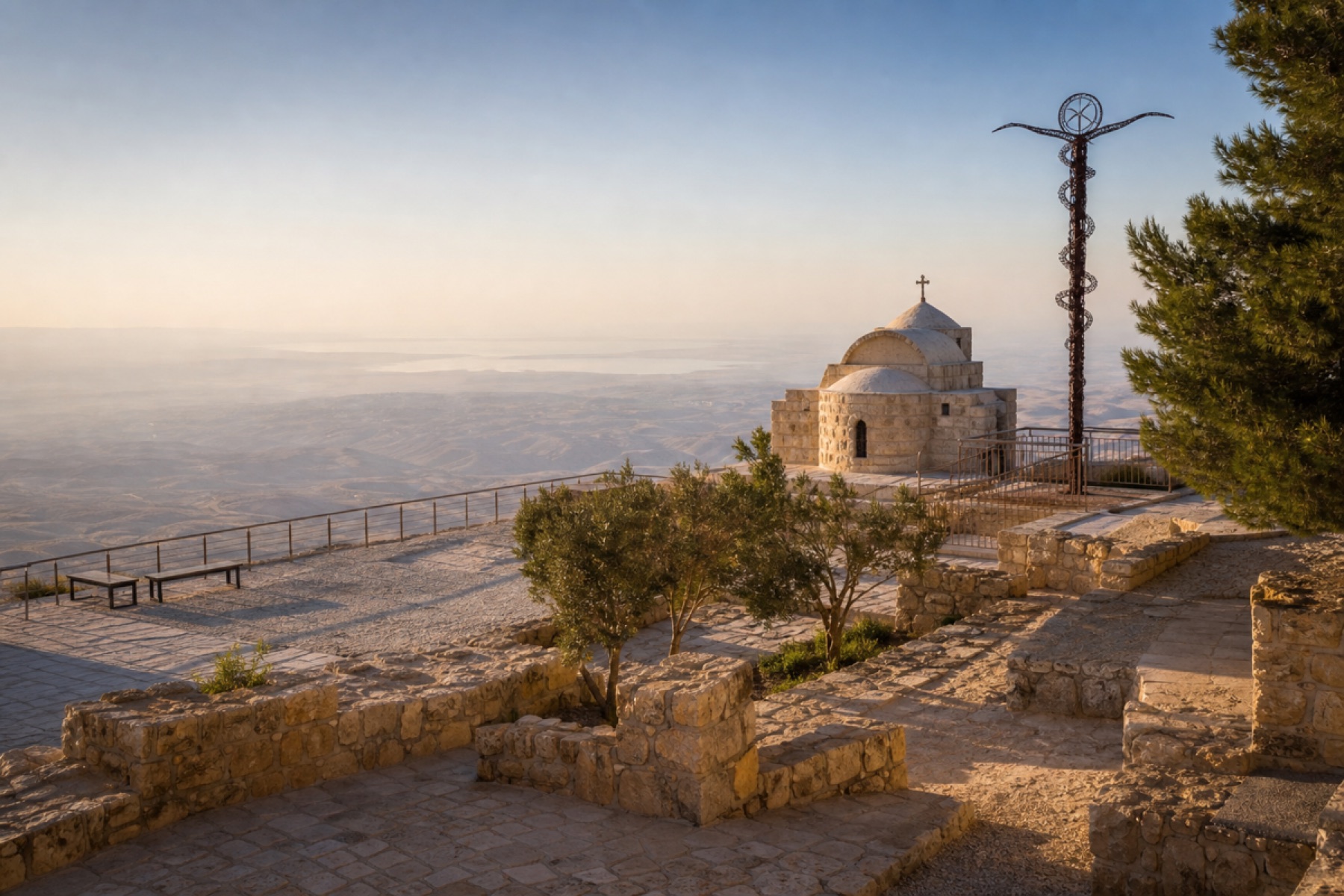 Mount Nebo overlooking the Jordan Valley