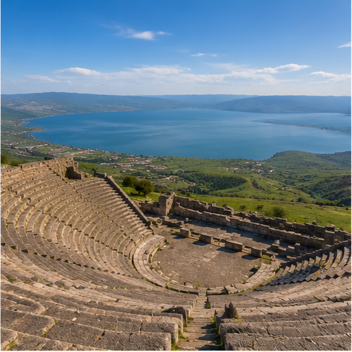 Roman theatre in Umm Qais